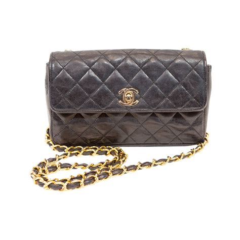 chanel black cross bag